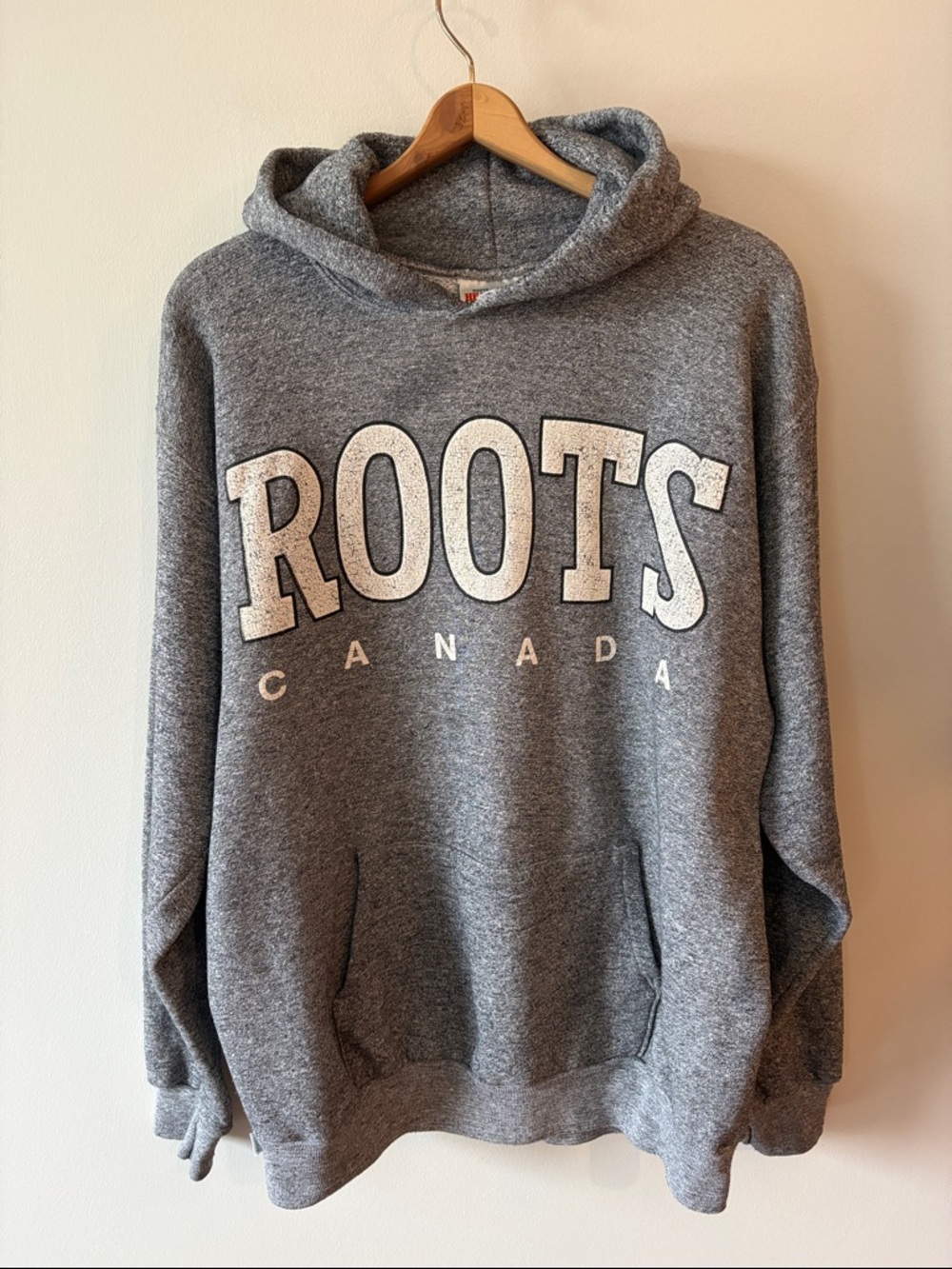 Vintage Roots Kanga Hoodie Salt & Pepper Grey Size XL